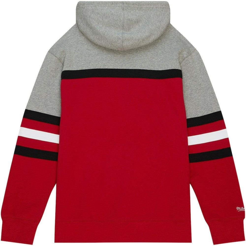 New Jersey Devils - Head Coach Pullover Hoodie Red/Gray