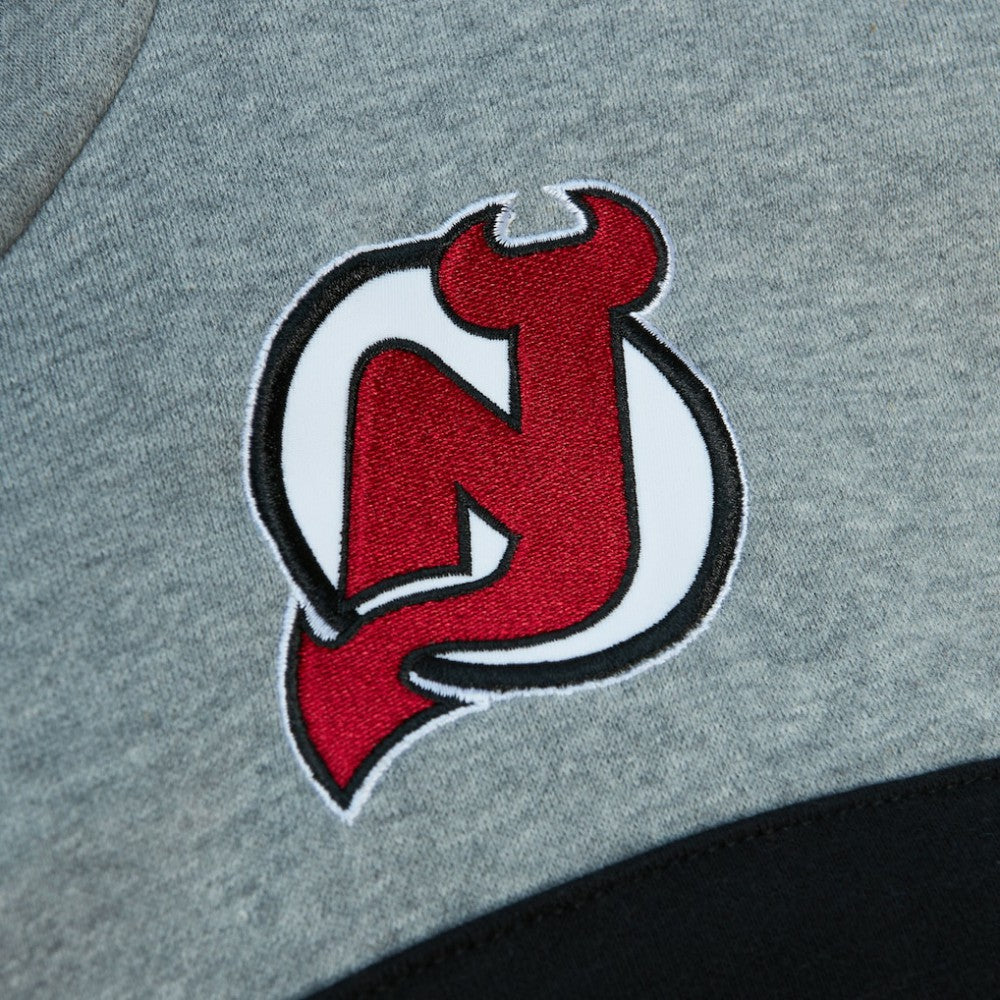 New Jersey Devils - Head Coach Pullover Hoodie Red/Gray