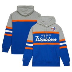 New York Islanders - Head Coach Pullover Hoodie Royal/Gray