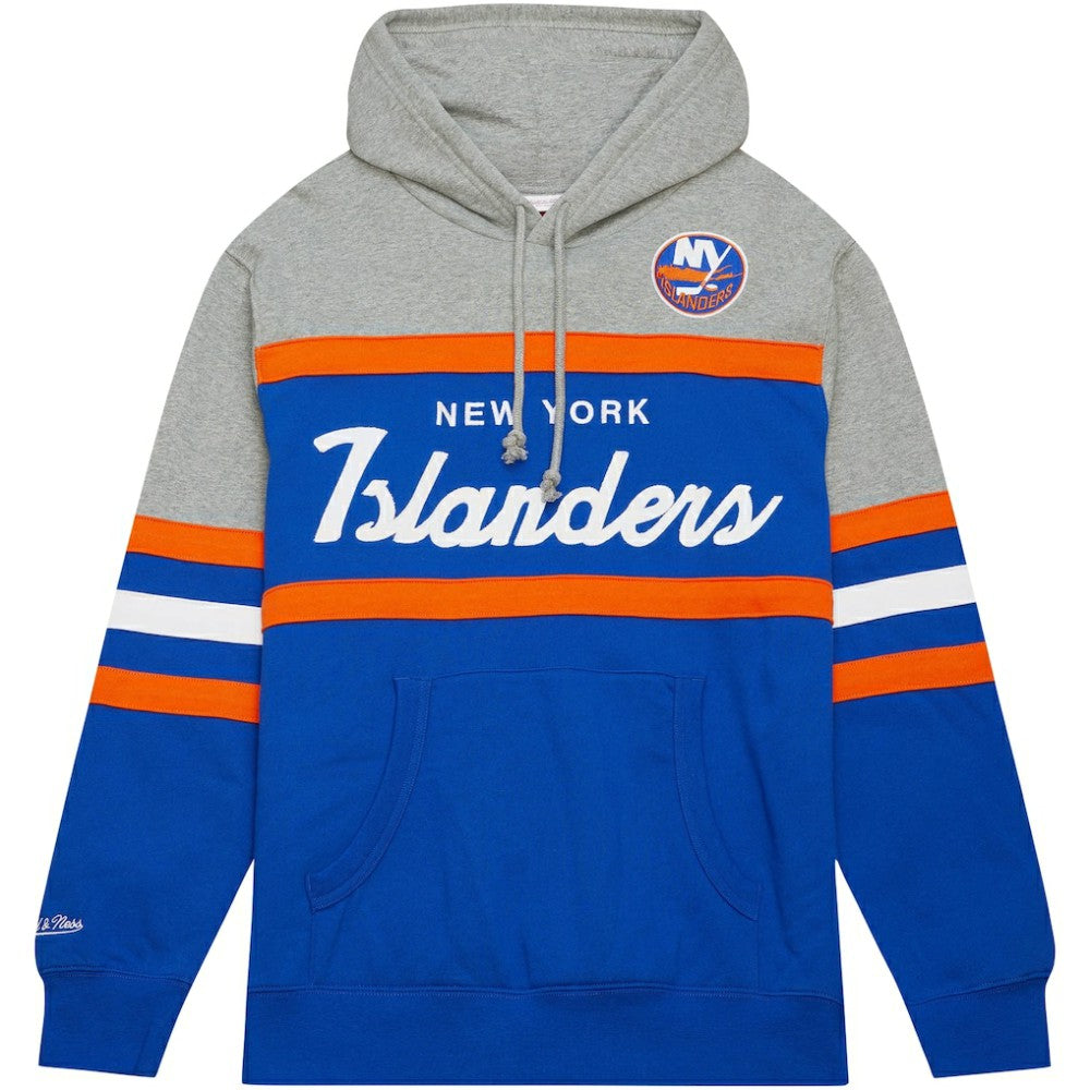 New York Islanders - Head Coach Pullover Hoodie Royal/Gray