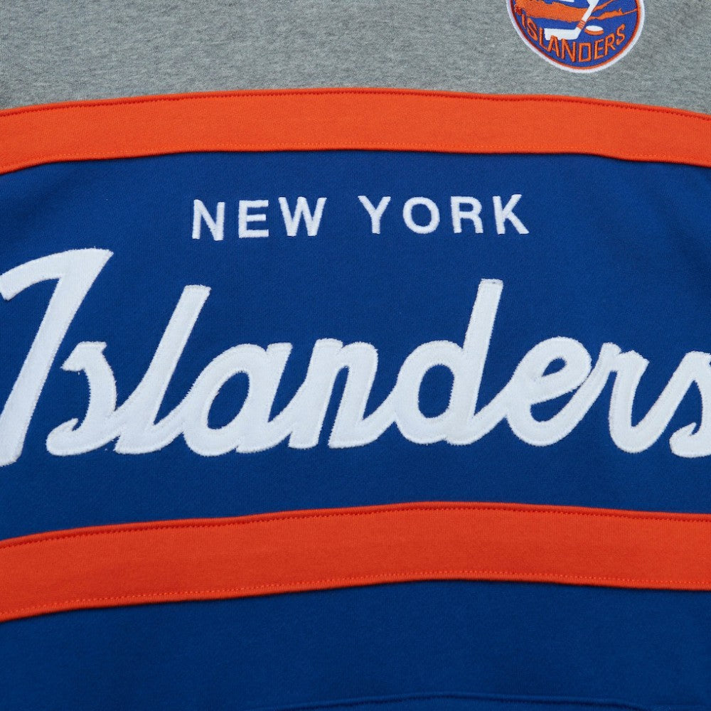 New York Islanders - Head Coach Pullover Hoodie Royal/Gray