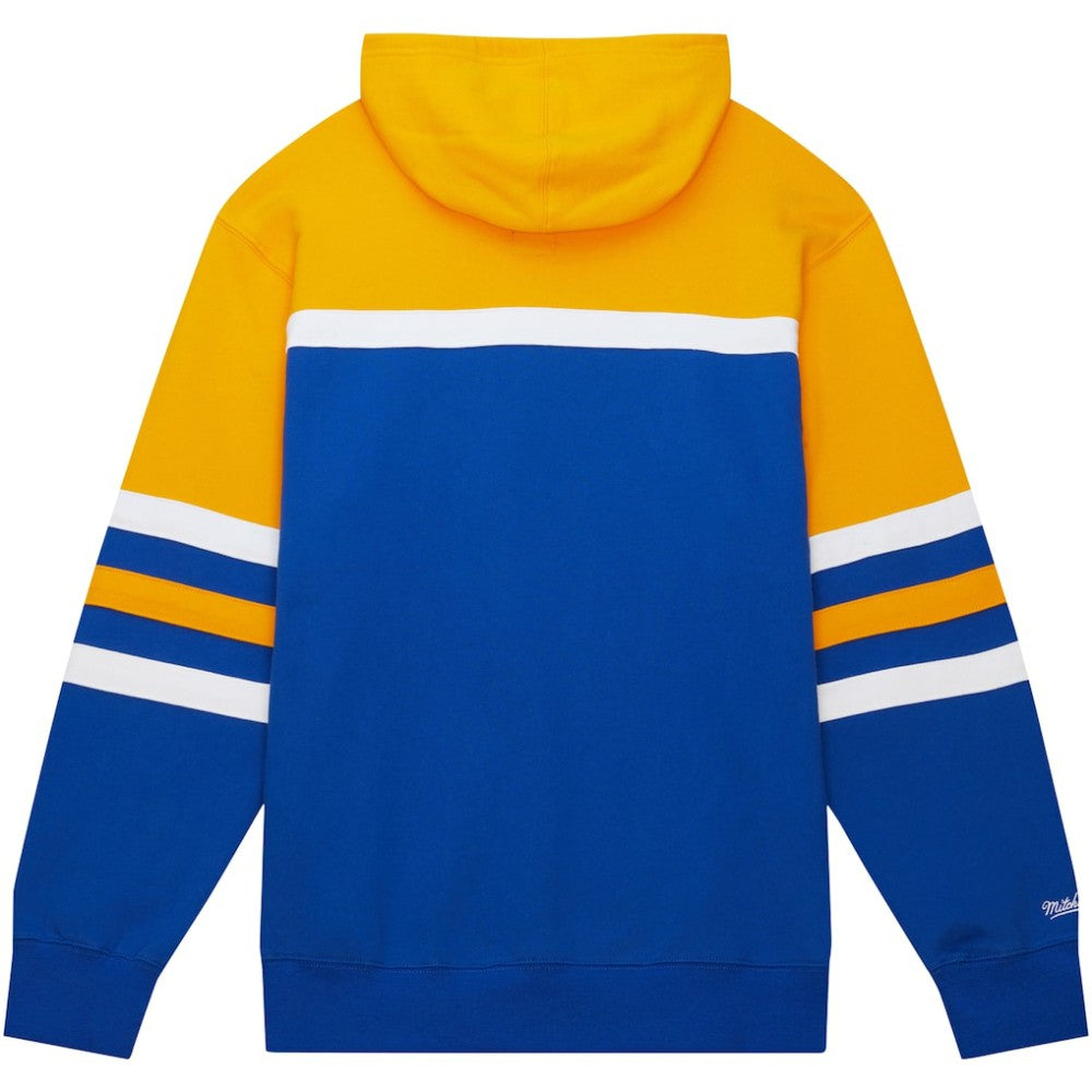 Buffalo Sabres - Mitchell & Ness Head Coach Pullover Hoodie Royal/Gold