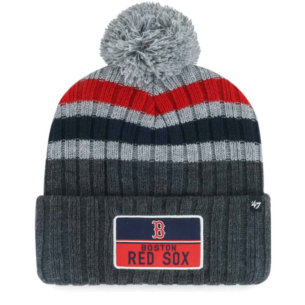 Boston Red Sox '47 Stack Cuffed Knit Hat with Pom Sale