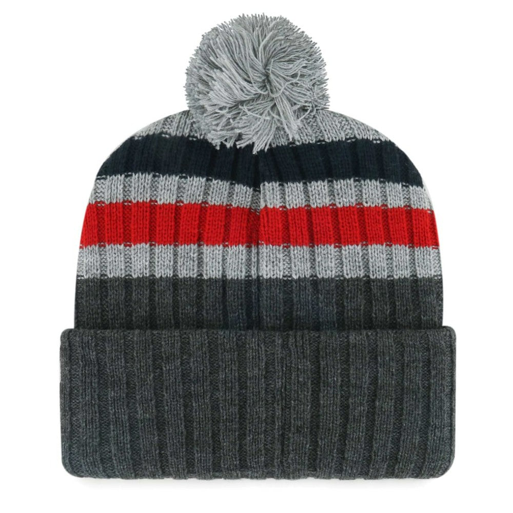 Washington Nationals '47 Stack Cuffed Knit Hat with Pom for sale