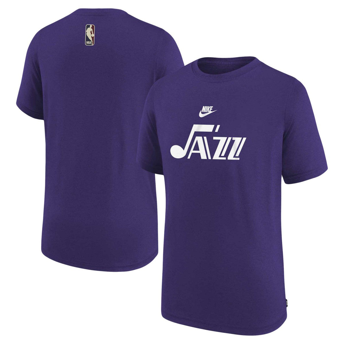 Nike - Utah Jazz NBA Youth 2023/24 Classic Edition Authentic Pregame Shooting T-Shirt - Purple
