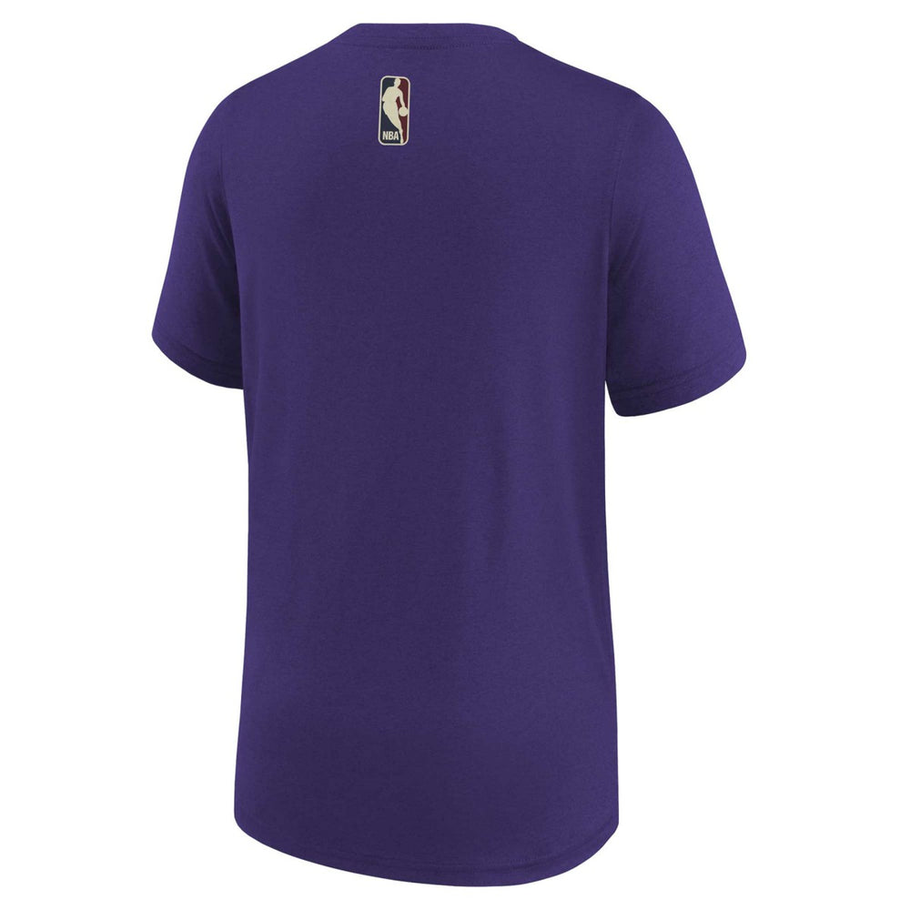 Nike - Utah Jazz NBA Youth 2023/24 Classic Edition Authentic Pregame Shooting T-Shirt - Purple