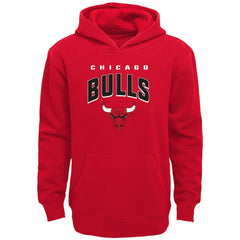 NBA - Chicago Bulls Youth Stadium Classic Pullover Hoodie - Red