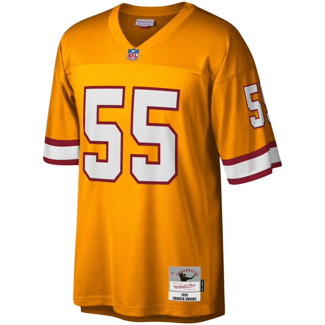 Derrick Brooks Tampa Bay Buccaneers Youth 1995 Retired Player Legacy Jersey Orange - Mitchell & Ness