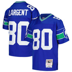 Steve Largent Seattle Seahawks Youth 1985 Retired Player Legacy Jersey Royal - Mitchell & Ness