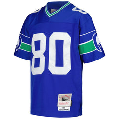Steve Largent Seattle Seahawks Youth 1985 Retired Player Legacy Jersey Royal - Mitchell & Ness