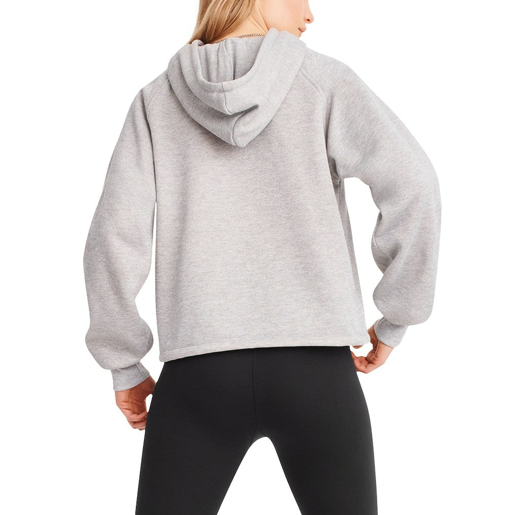 Dallas Cowboys DKNY Sport Women's Debbie Dolman Raglan Pullover Hoodie Heather Gray - NFL