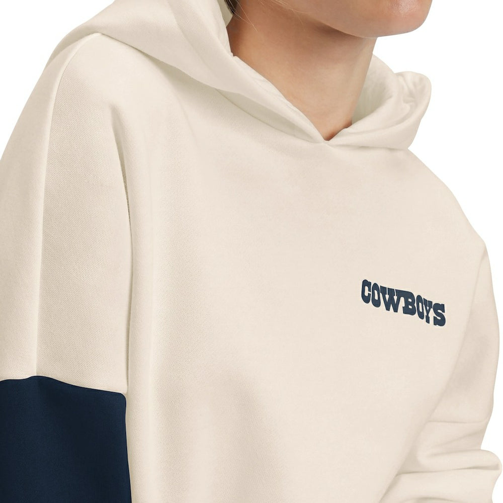 Dallas Cowboys Tommy Hilfiger Women's Harriet Pullover Hoodie Cream - NFL