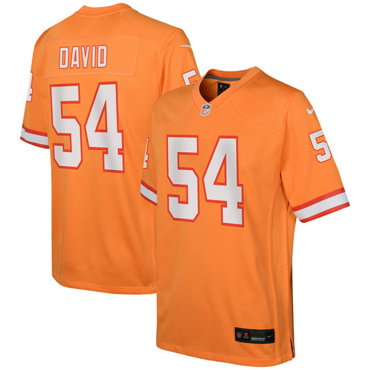 Lavonte David Tampa Bay Buccaneers Youth Game Jersey - Orange | NFL Jerseys