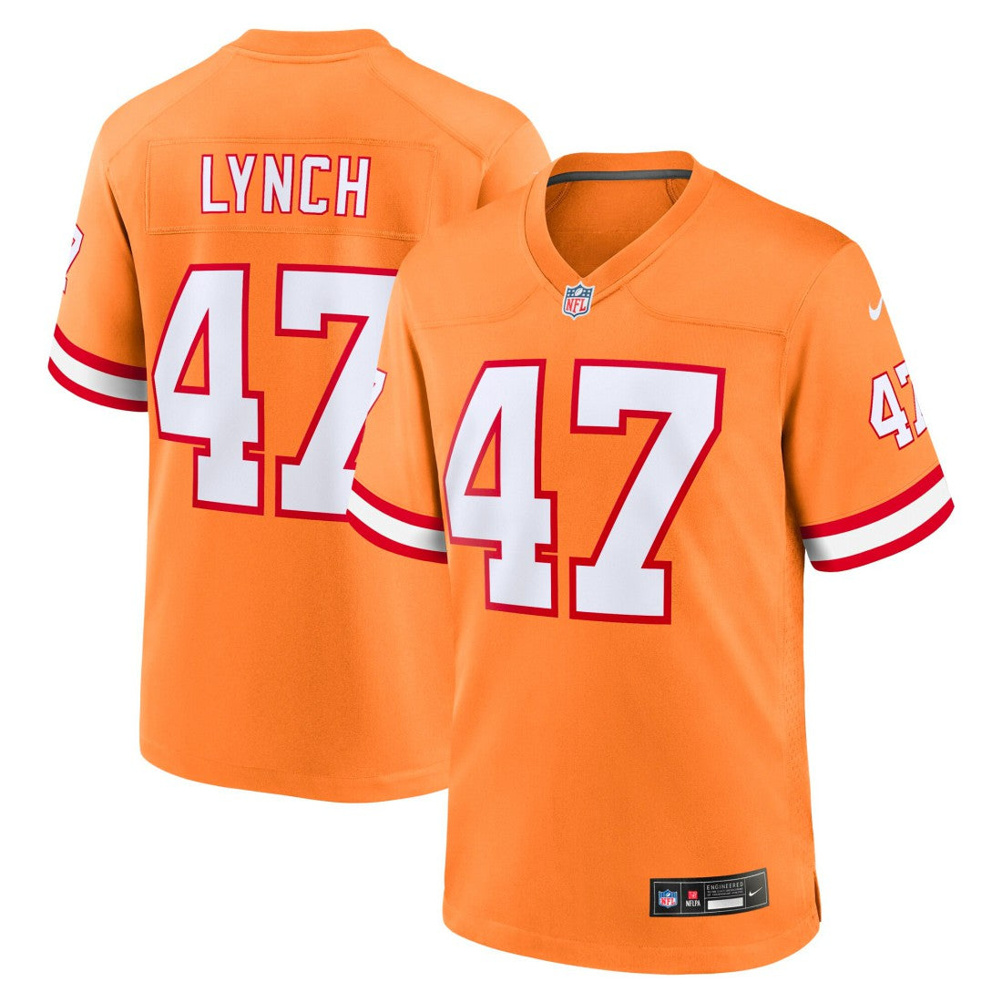 John Lynch Tampa Bay Buccaneers Youth Retired Player Game Jersey Orange - Nike