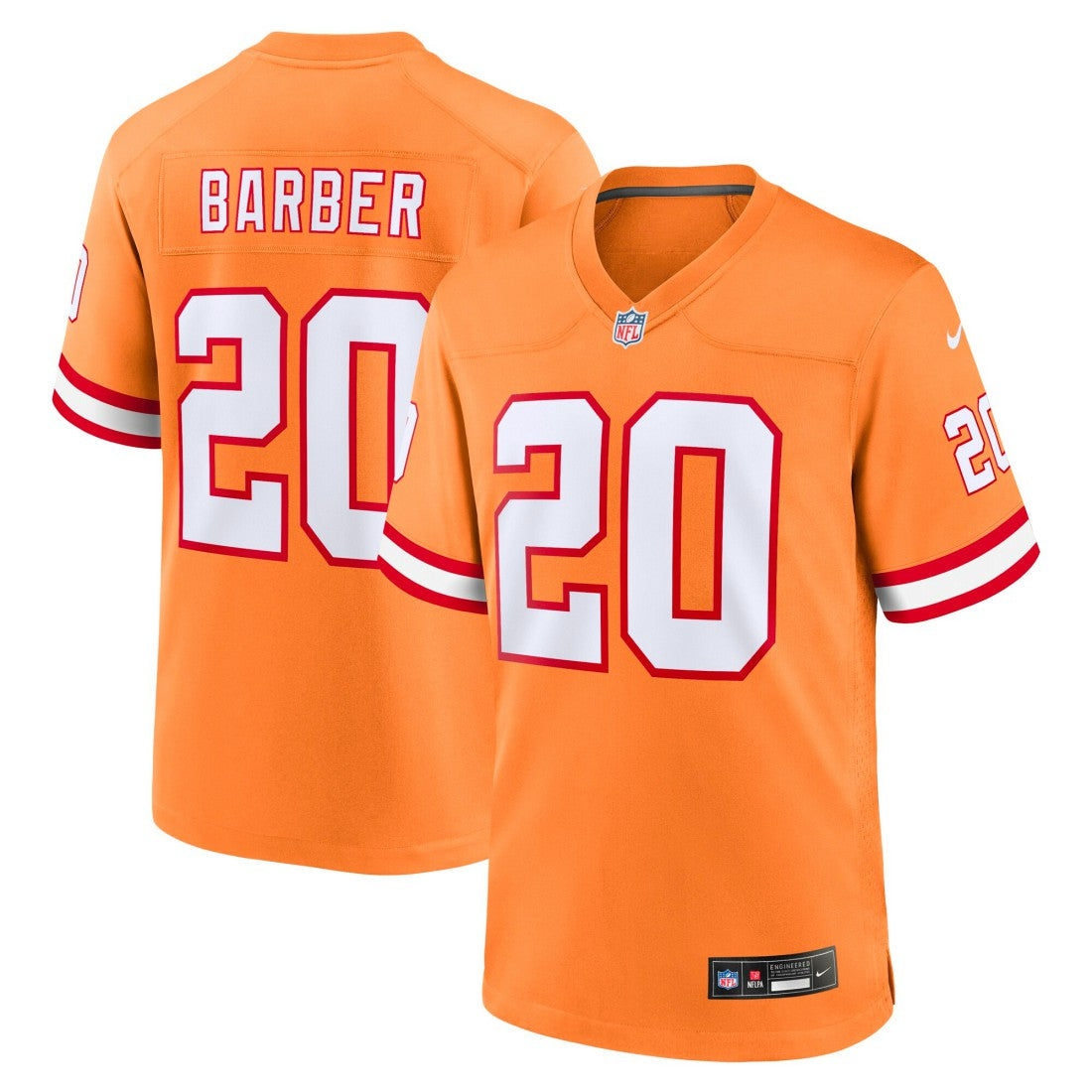 Ronde Barber Tampa Bay Buccaneers Youth Retired Player Game Jersey Orange - Nike