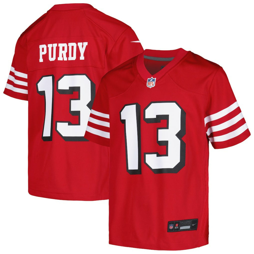 Brock Purdy San Francisco 49ers Youth Game Jersey Scarlet - Nike