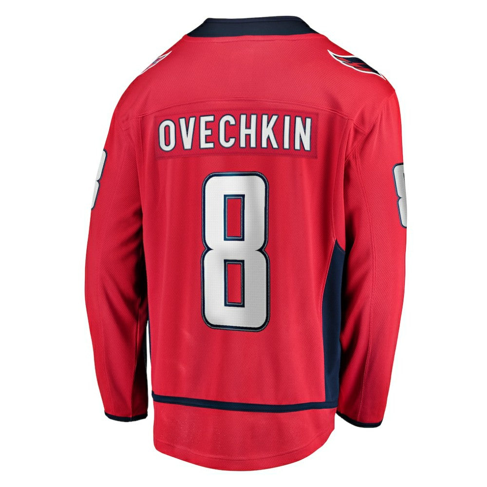 Alexander Ovechkin Washington Capitals Fanatics Captain Patch Home Breakaway Jersey Red