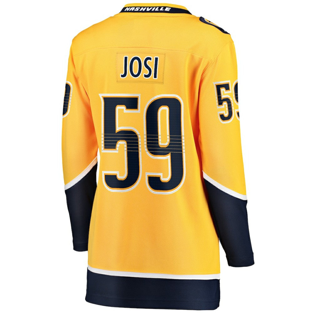 Roman Josi Nashville Predators - Fanatics Women's Home Breakaway Player Jersey Gold