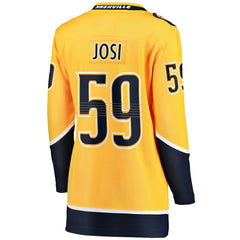 Roman Josi Nashville Predators - Fanatics Women's Home Breakaway Player Jersey Gold