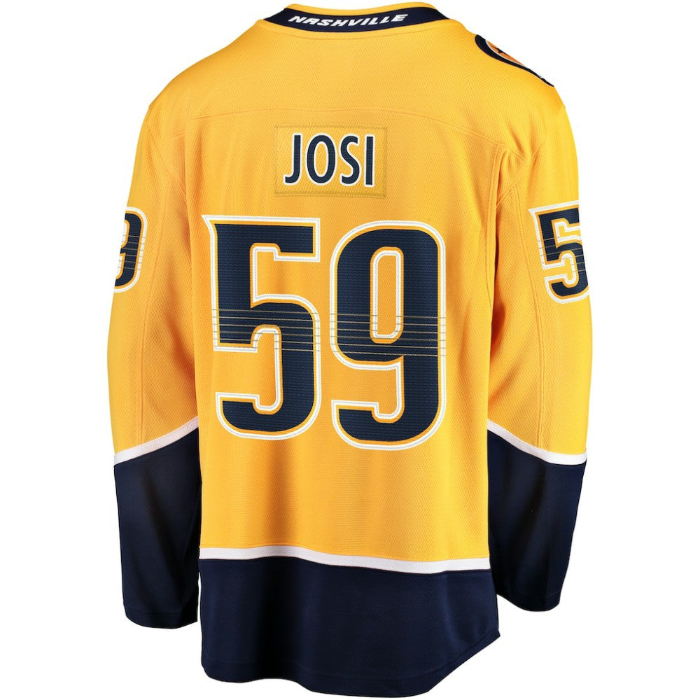 Roman Josi Nashville Predators - Fanatics Home Breakaway Jersey Gold
