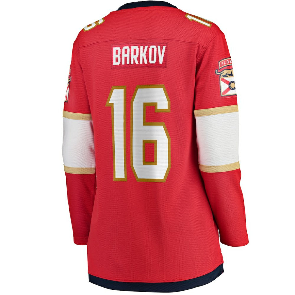 Aleksander Barkov Florida Panthers Fanatics Women's Captain Patch Home Breakaway Player Jersey - Red | NHL Jerseys