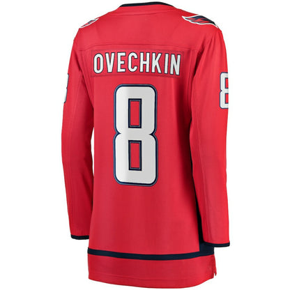 Alexander Ovechkin Washington Capitals Fanatics Women's Captain Patch Home Breakaway Player Jersey - Red | NHL Jerseys