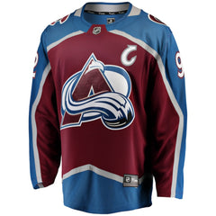 Gabriel Landeskog Colorado Avalanche - Fanatics Captain Patch Home Breakaway Jersey Burgundy