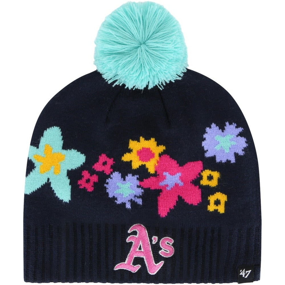 Athletics '47 Girls Youth Buttercup Knit Beanie with Pom Online