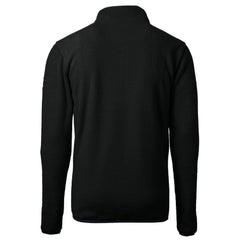 Philadelphia Eagles Cutter & Buck Gridiron Classics Big & Tall Cascade Eco Sherpa Fleece Quarter-Zip Pullover Jacket Black - NFL