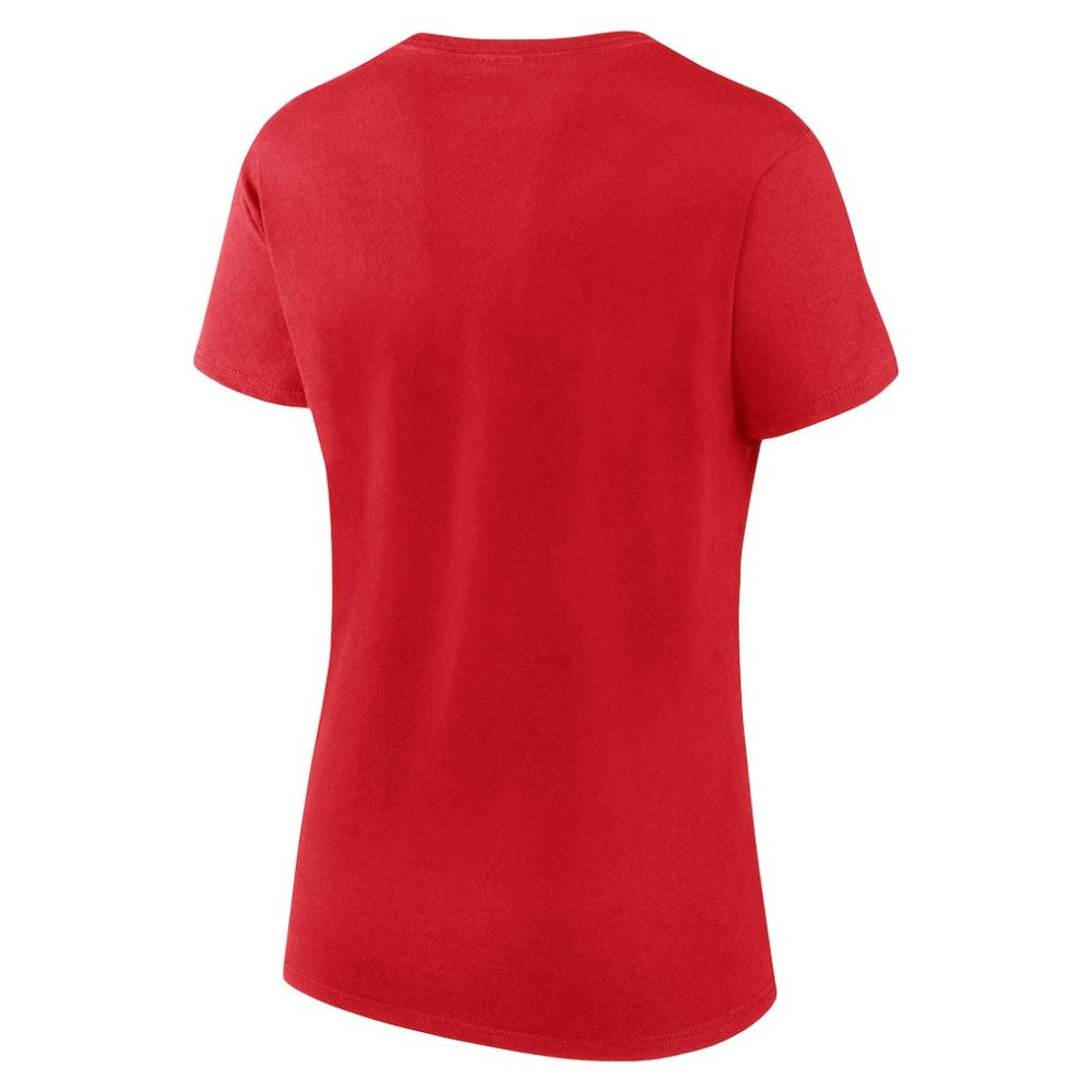 Washington Nationals Fanatics Women's Logo Fitted T-Shirt Sale