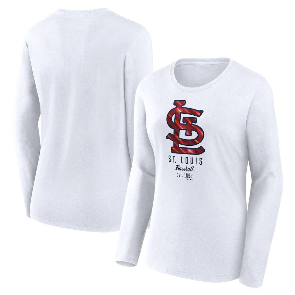 St. Louis Cardinals Fanatics Women's Lightweight Fitted Long Sleeve T-Shirt Lifestyle