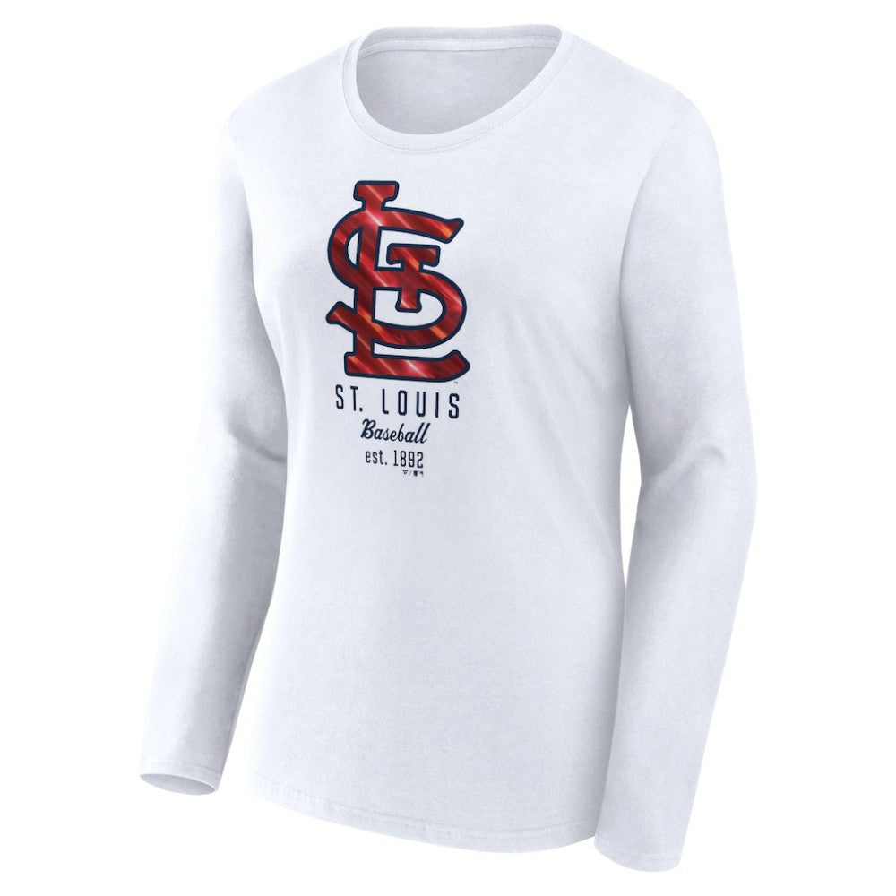 St. Louis Cardinals Fanatics Women's Lightweight Fitted Long Sleeve T-Shirt Lifestyle