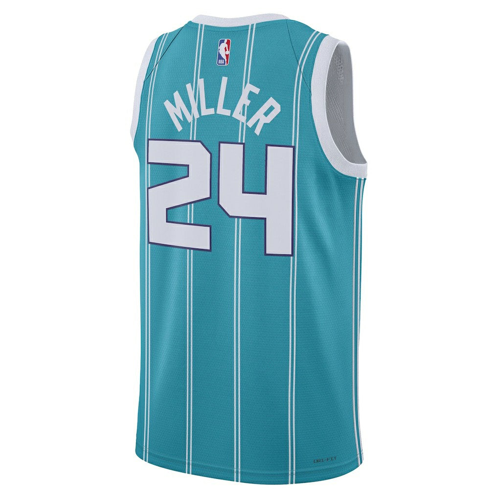 Nike - Brandon Miller Charlotte Hornets Unisex NBA Draft Swingman Jersey - Icon Edition - Teal