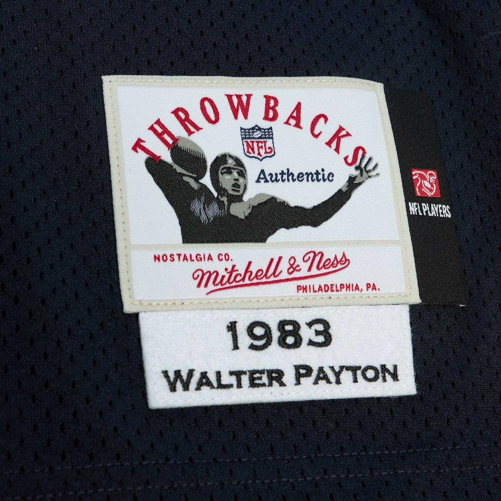 Walter Payton Chicago Bears 1983 Authentic Throwback Retired Player Jersey Navy - Mitchell & Ness