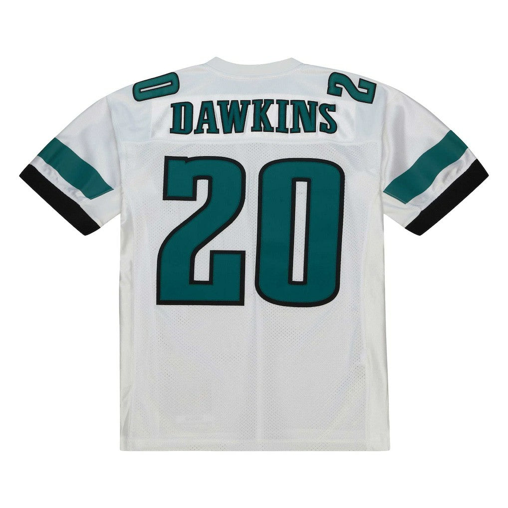 Brian Dawkins Philadelphia Eagles 1996 Authentic Throwback Retired Player Jersey White - Mitchell & Ness