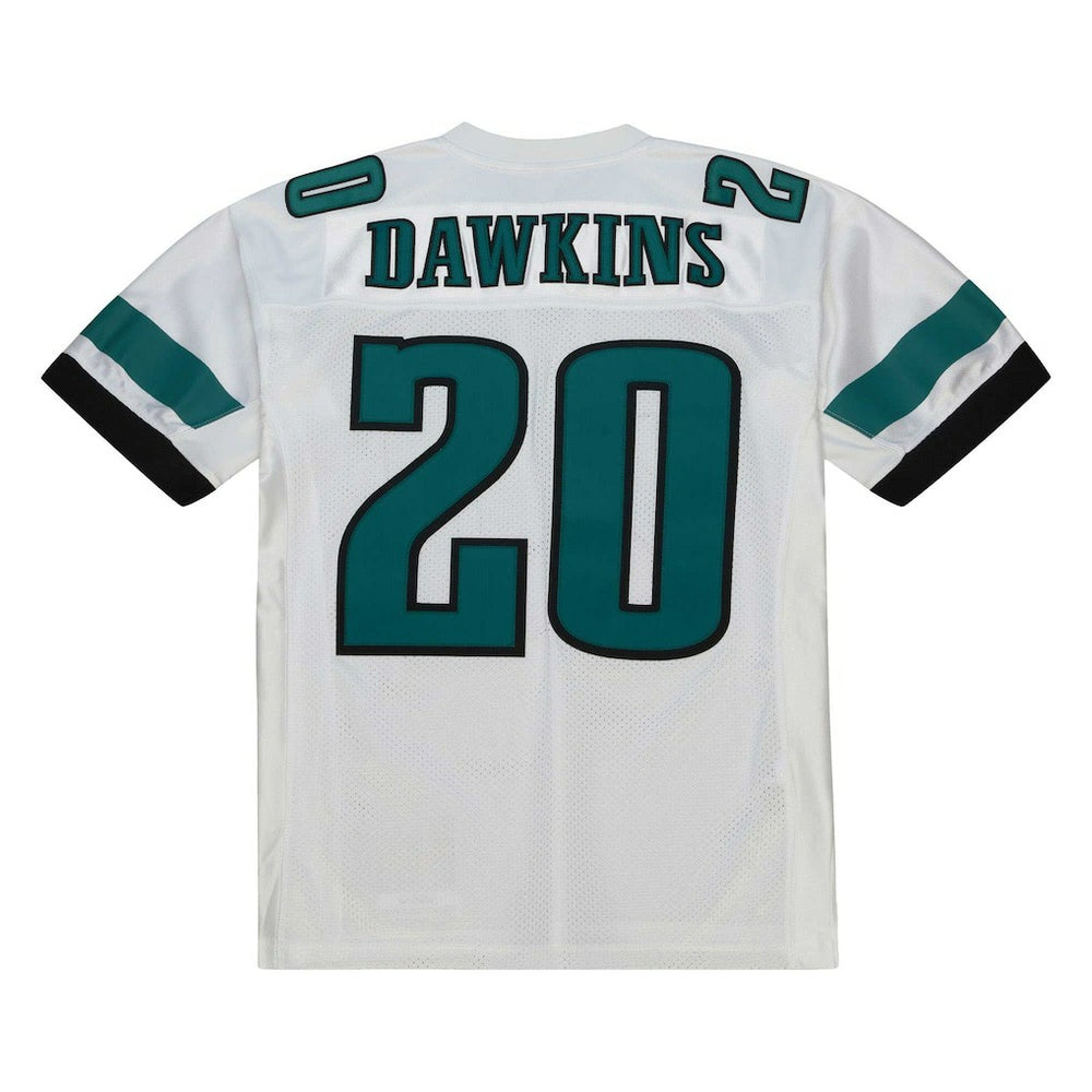 Brian Dawkins Philadelphia Eagles 1996 Authentic Throwback Retired Player Jersey White - Mitchell & Ness