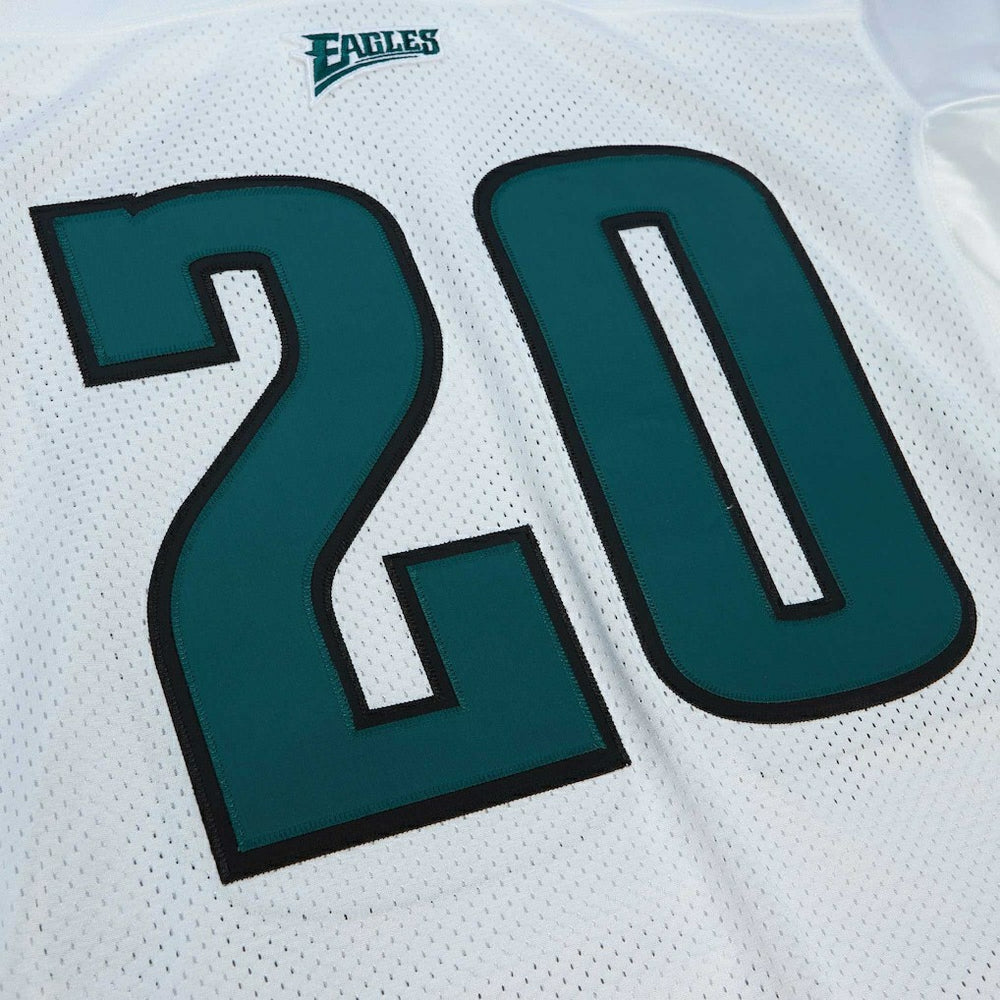 Brian Dawkins Philadelphia Eagles 1996 Authentic Throwback Retired Player Jersey White - Mitchell & Ness