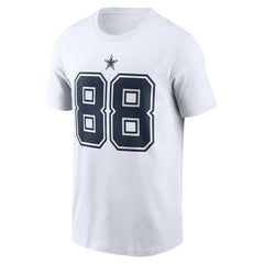 CeeDee Lamb Dallas Cowboys Player Name & Number T-Shirt White - Nike