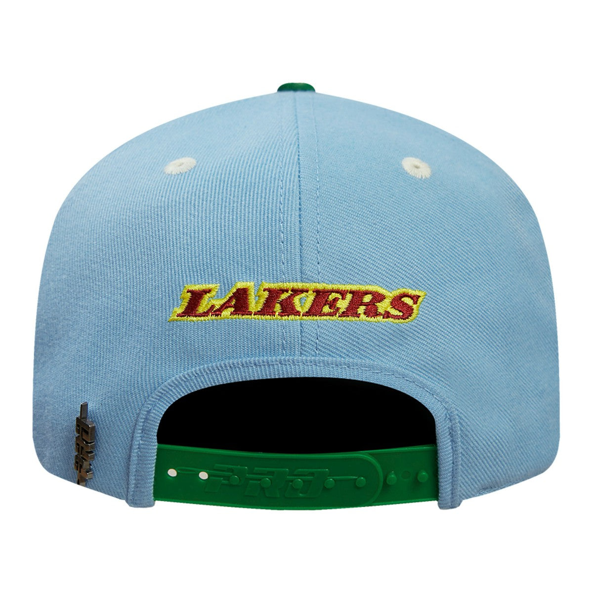 NBA - Los Angeles Lakers Pro Standard Retro Program 2-Tone Snapback Hat - Light Blue/Green