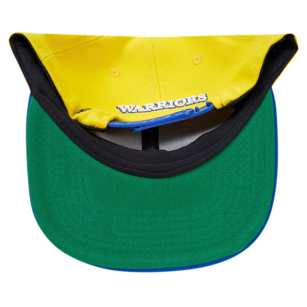 NBA - Golden State Warriors Pro Standard Pinch Chevron Adjustable Hat - Gold/Royal