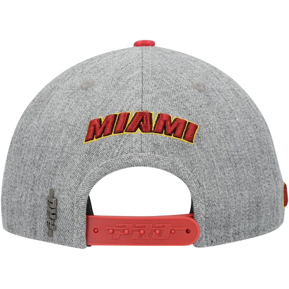 NBA - Miami Heat Pro Standard Classic Logo Two-Tone Snapback Hat - Gray/Red