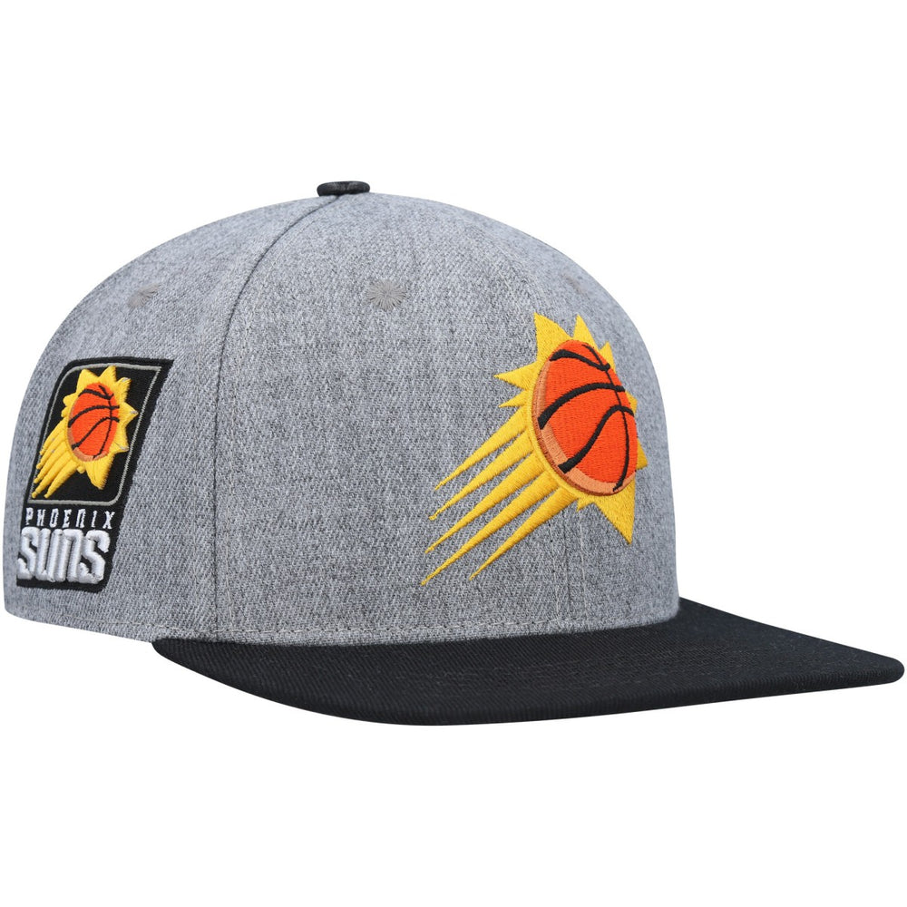 NBA - Phoenix Suns Pro Standard Classic Logo Two-Tone Snapback Hat - Gray/Black