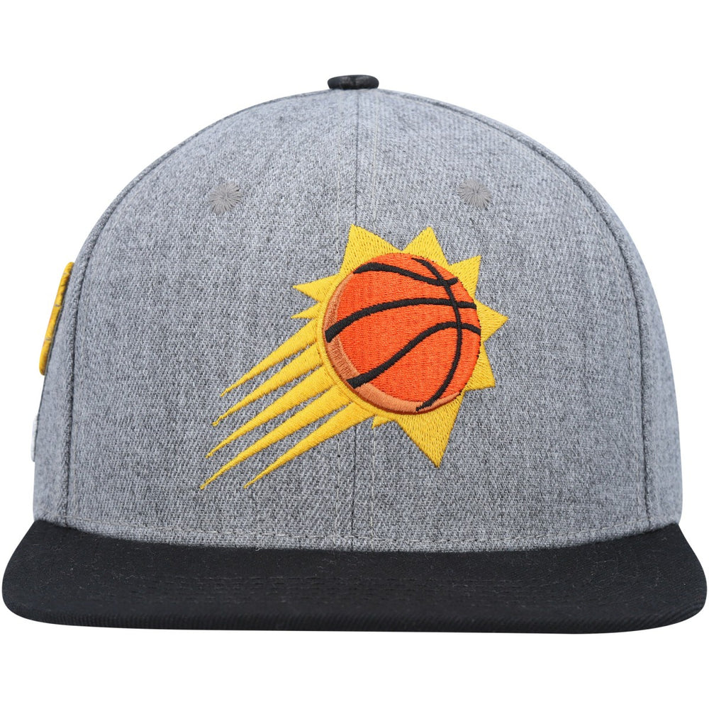 NBA - Phoenix Suns Pro Standard Classic Logo Two-Tone Snapback Hat - Gray/Black