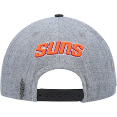 NBA - Phoenix Suns Pro Standard Classic Logo Two-Tone Snapback Hat - Gray/Black