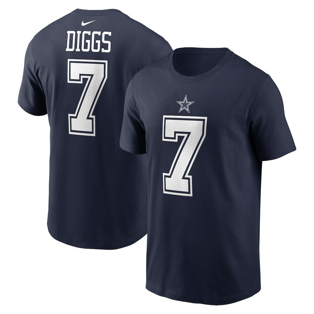 Trevon Diggs Dallas Cowboys Player Name & Number T-Shirt Navy - Nike