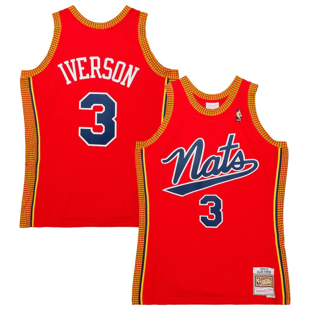 Mitchell & Ness - Allen Iverson Philadelphia 76ers 2004/05 Hardwood Classics Swingman Jersey - Red