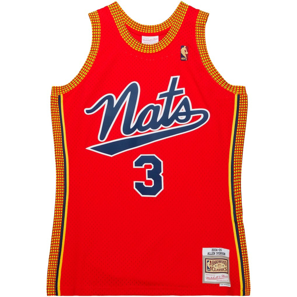 Mitchell & Ness - Allen Iverson Philadelphia 76ers 2004/05 Hardwood Classics Swingman Jersey - Red
