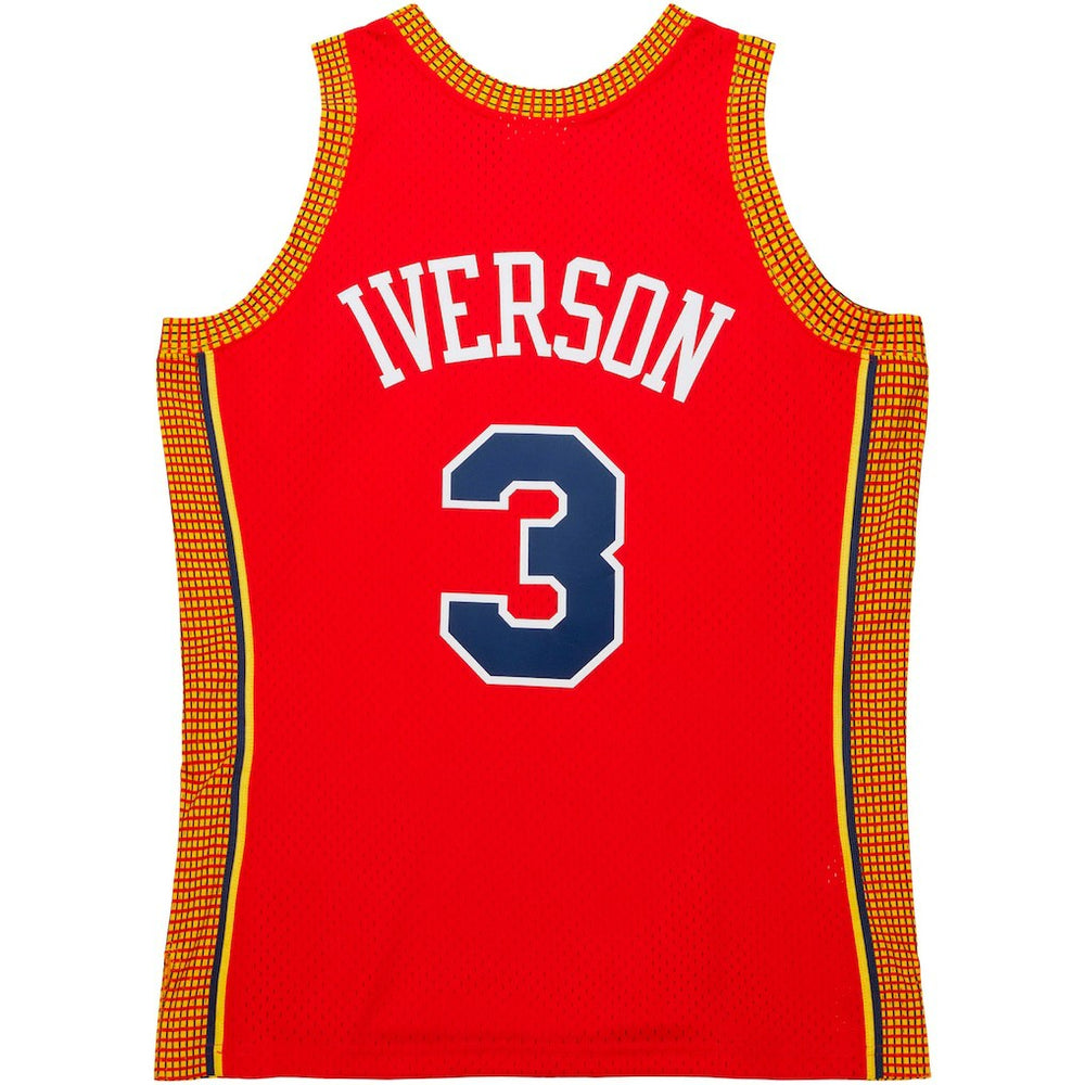Mitchell & Ness - Allen Iverson Philadelphia 76ers 2004/05 Hardwood Classics Swingman Jersey - Red