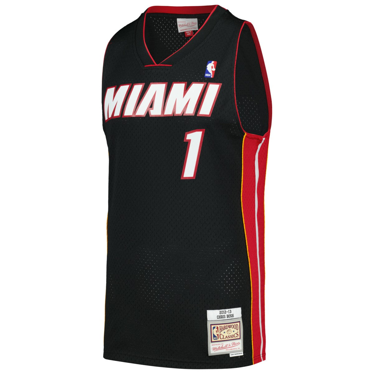 Chris Bosh Miami Heat 2012/13 Hardwood Classics Swingman Jersey - Black | NBA Jerseys