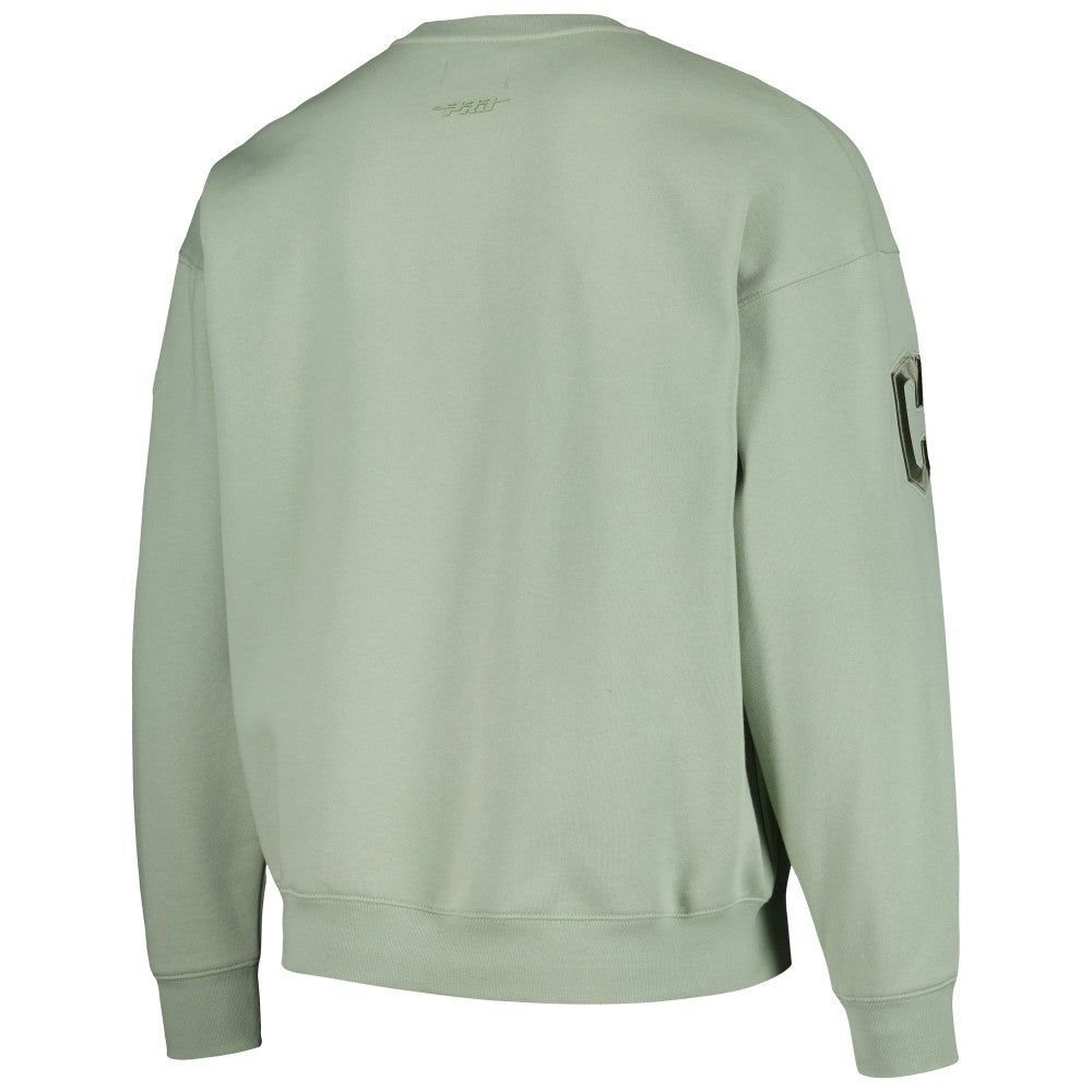 Cleveland Guardians Pro Standard Neutral Drop Shoulder Pullover Sweatshirt discount